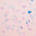 Confetti c/bar spaced out star 15g 30x29mm