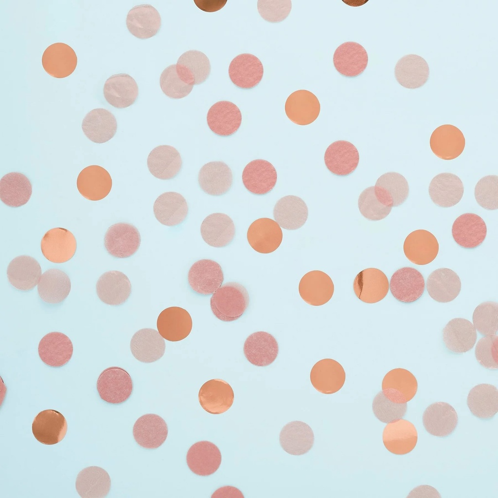 Confetti c/bar rock 'n' rose' disc 15g 25mm
