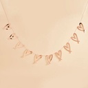 Garland rose gold heart  2m