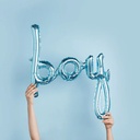 Foil Ballon blue 'boy' foil balloon 1pk