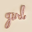 Foil Ballon rose gold 'girl'