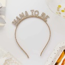 Glitter Headband gold 'mama to be' 