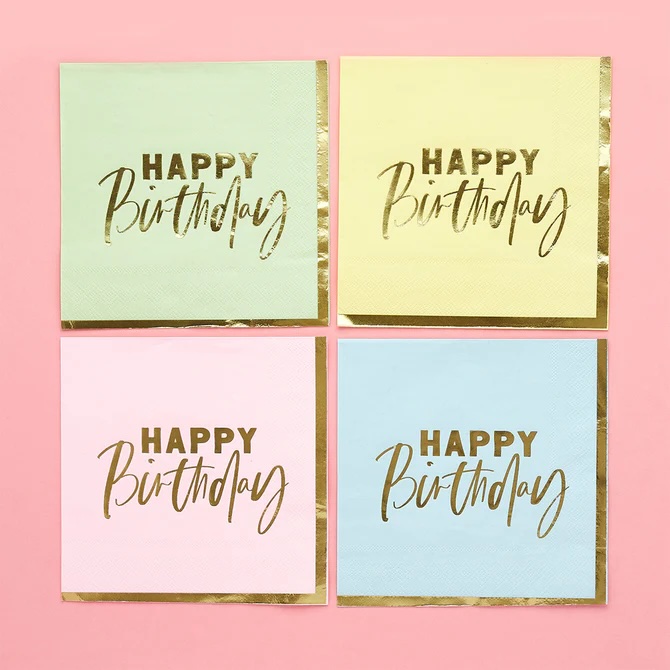 Serv. Gde pastel  happy birthday  C/16