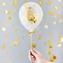 Confetti Ballons iridescent happy birthday 12" 5pk
