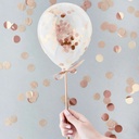 Confetti Ballons iridescent happy birthday 12" 5pk