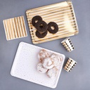 Rose Gold Striped & Spotted Paper Trays