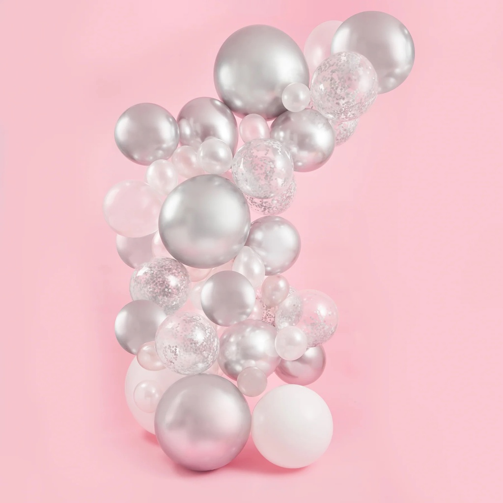 Ballon Bundle mr & mrs 12'' C/12
