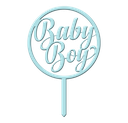 Cake Topper Espejo Baby Boy or Girl