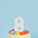 Candle giant pastel sprinkle no.8