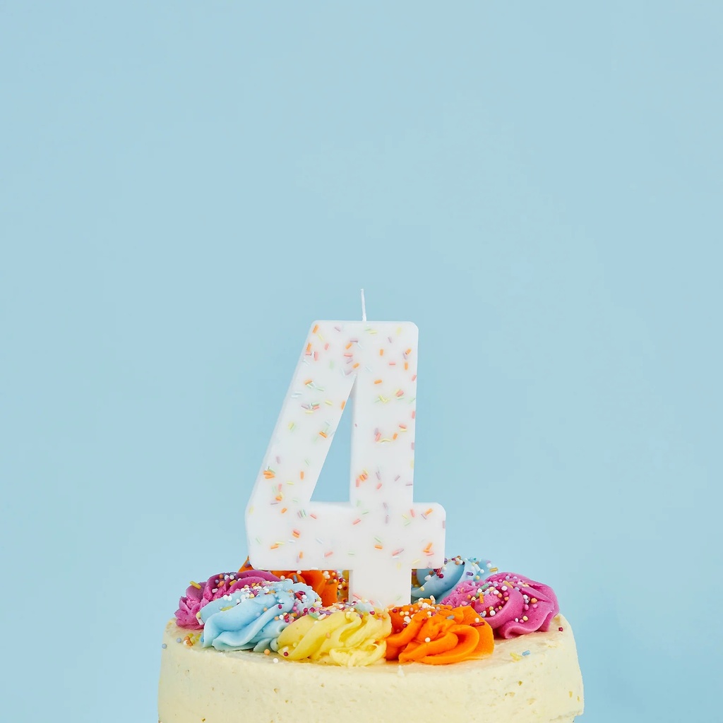 Candle giant pastel sprinkle no.4