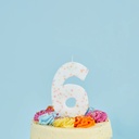 Candle giant pastel sprinkle no.6