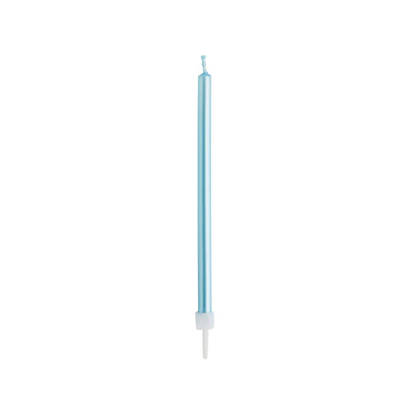 Blue Skinny Candles C/12