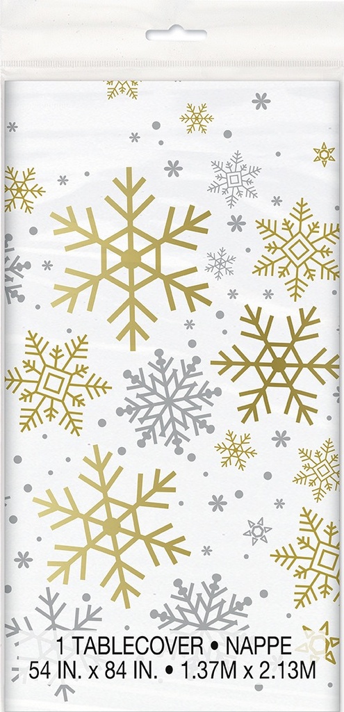 Mantel Silver & Gold Snowflake