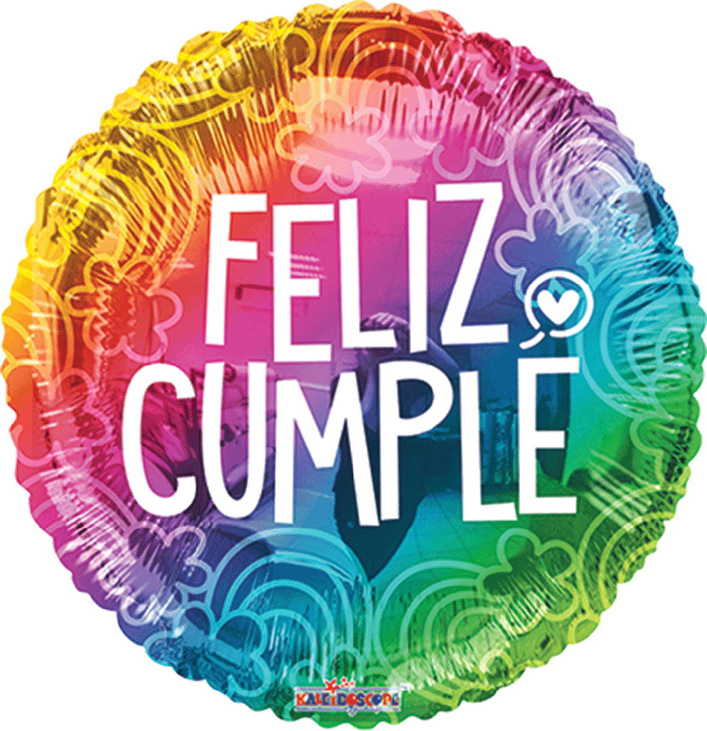 XX Feliz Cumple Nubes Colorido