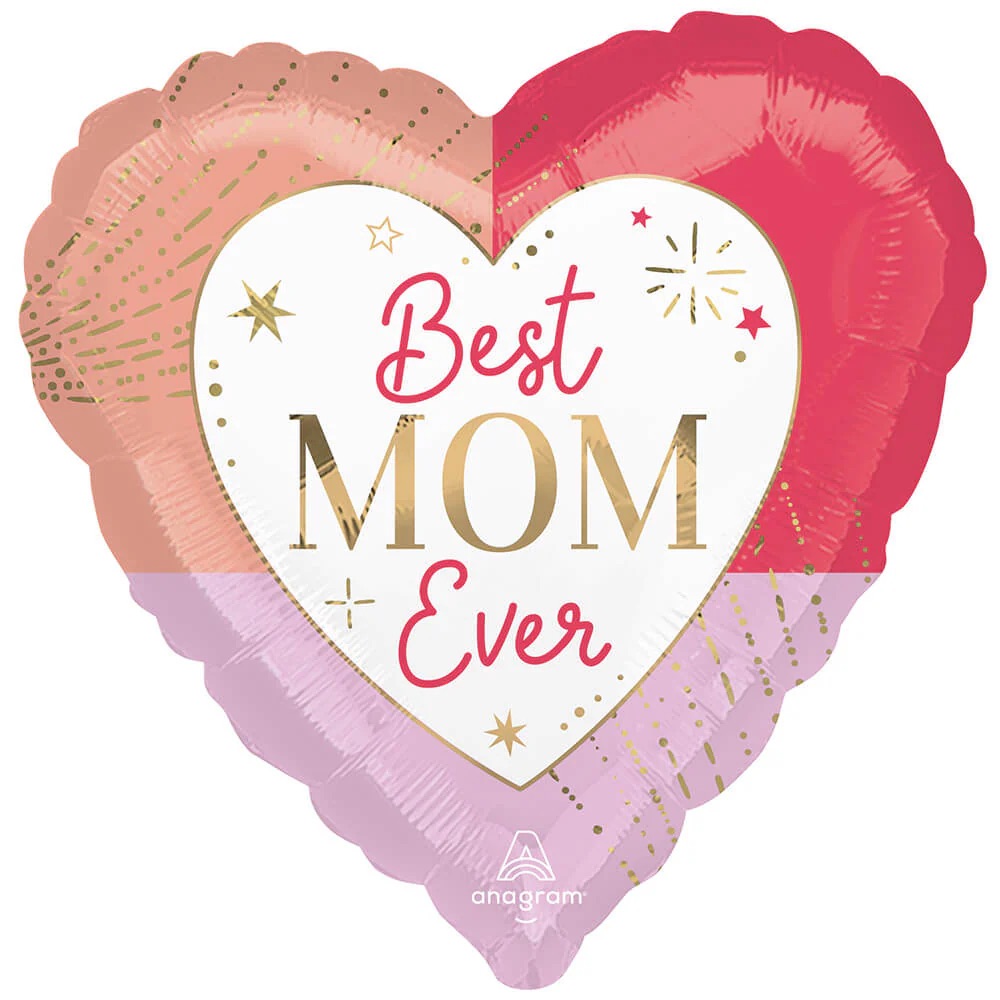 Colorful Best Mom Ever 18"