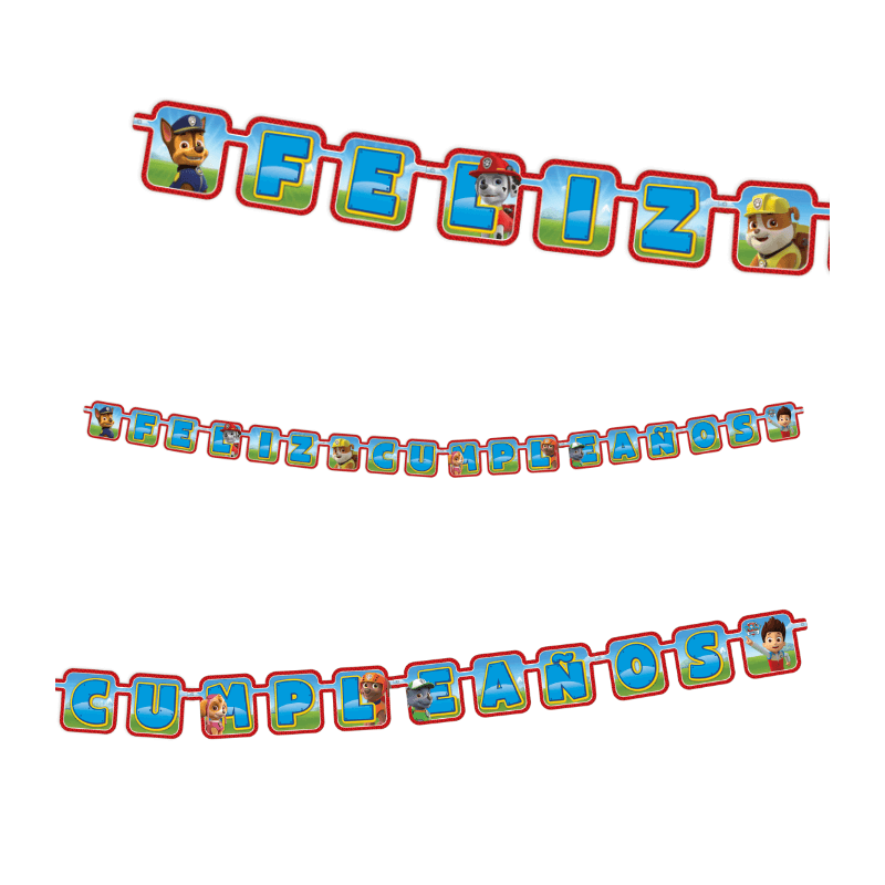Letrero Movil Paw Patrol Niño