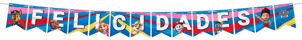 Banderin Paw Patrol Niño