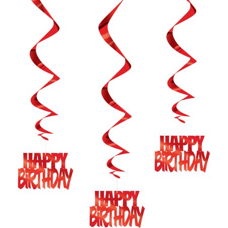Dizzy Dangler Happy Bday Rojo C/3