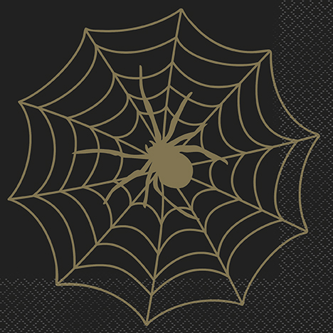 Serv. Ch Black and Gold Spider Web C/16