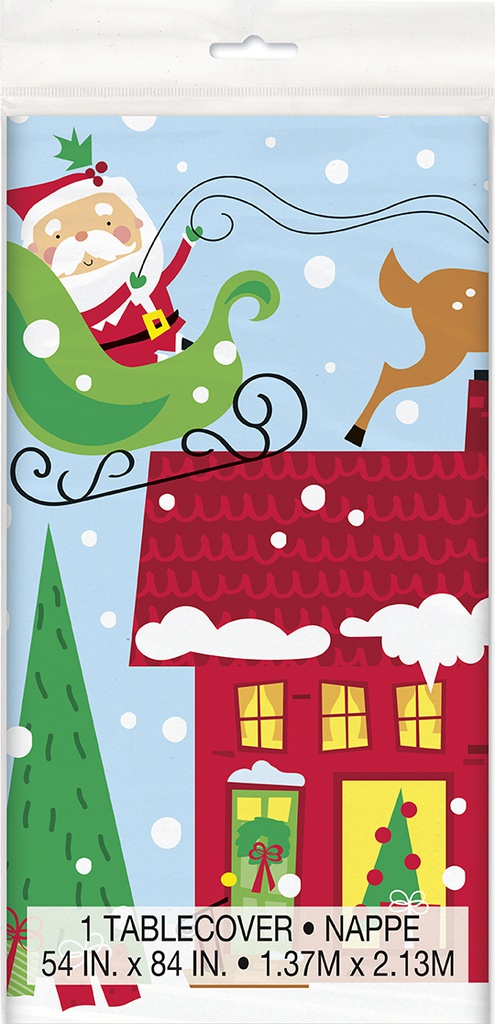 Mantel Colorful Santa