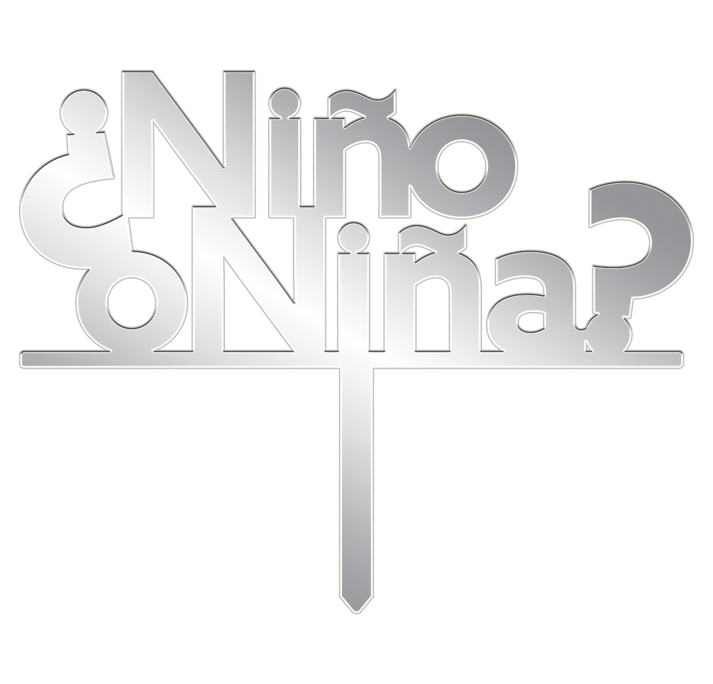 Cake Topper Espejo Niño o Niña