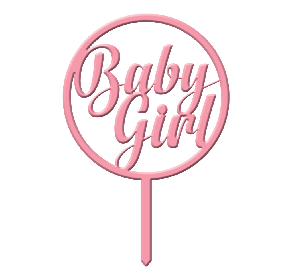 Cake Topper Espejo Baby Boy or Girl