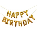 Ballon Garland gold 'happy birthday' 16''