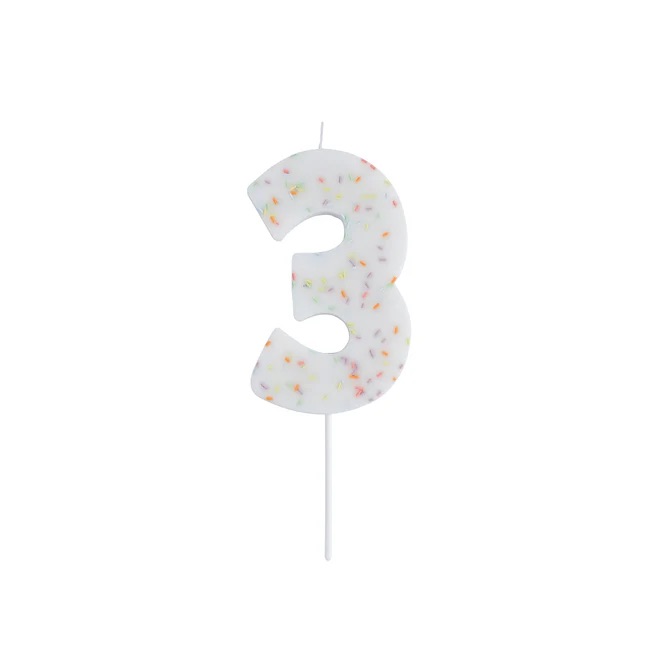 Candles giant pastel sprinkle no.3
