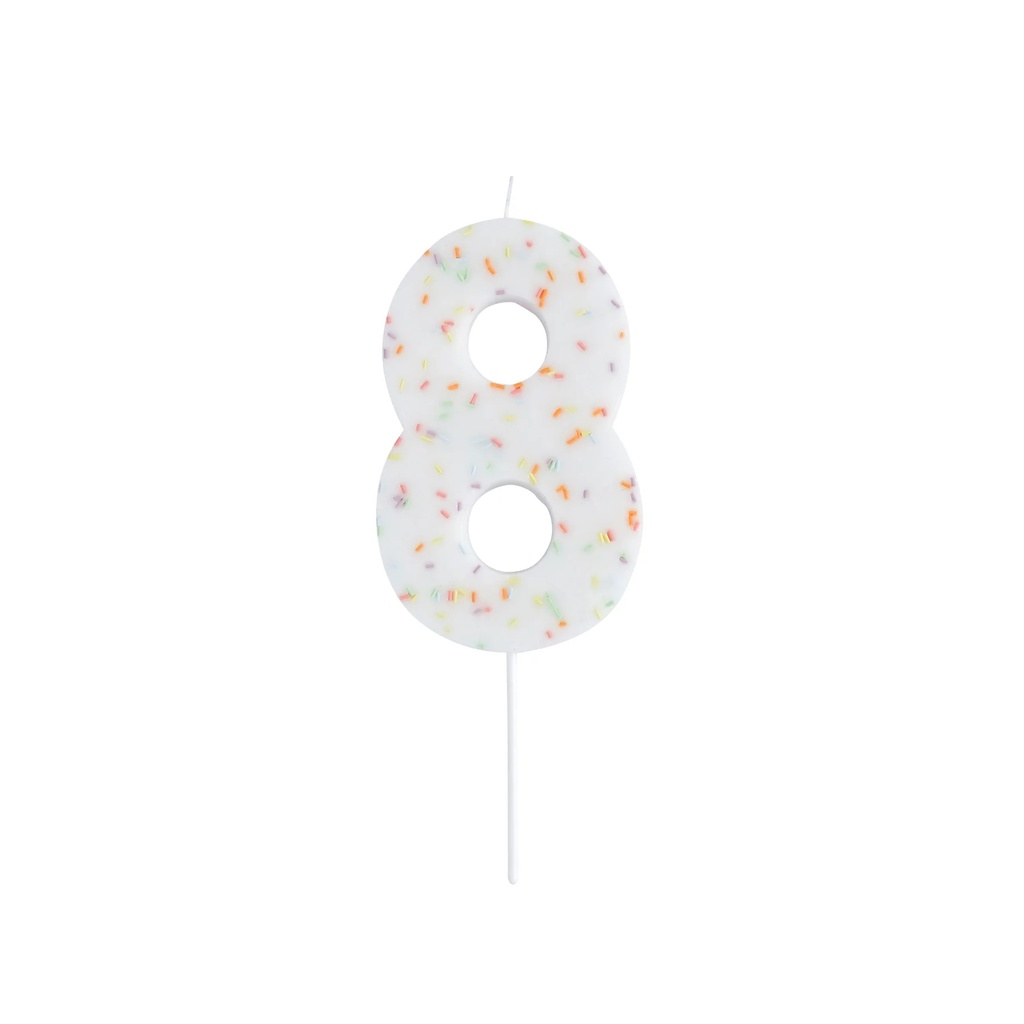 Candle giant pastel sprinkle no.8