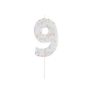 Candle giant pastel sprinkle no.9