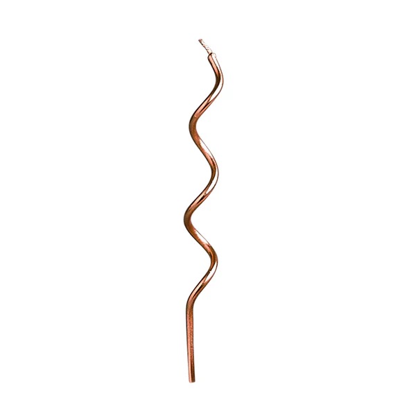 Curly Candles rose gold C/12
