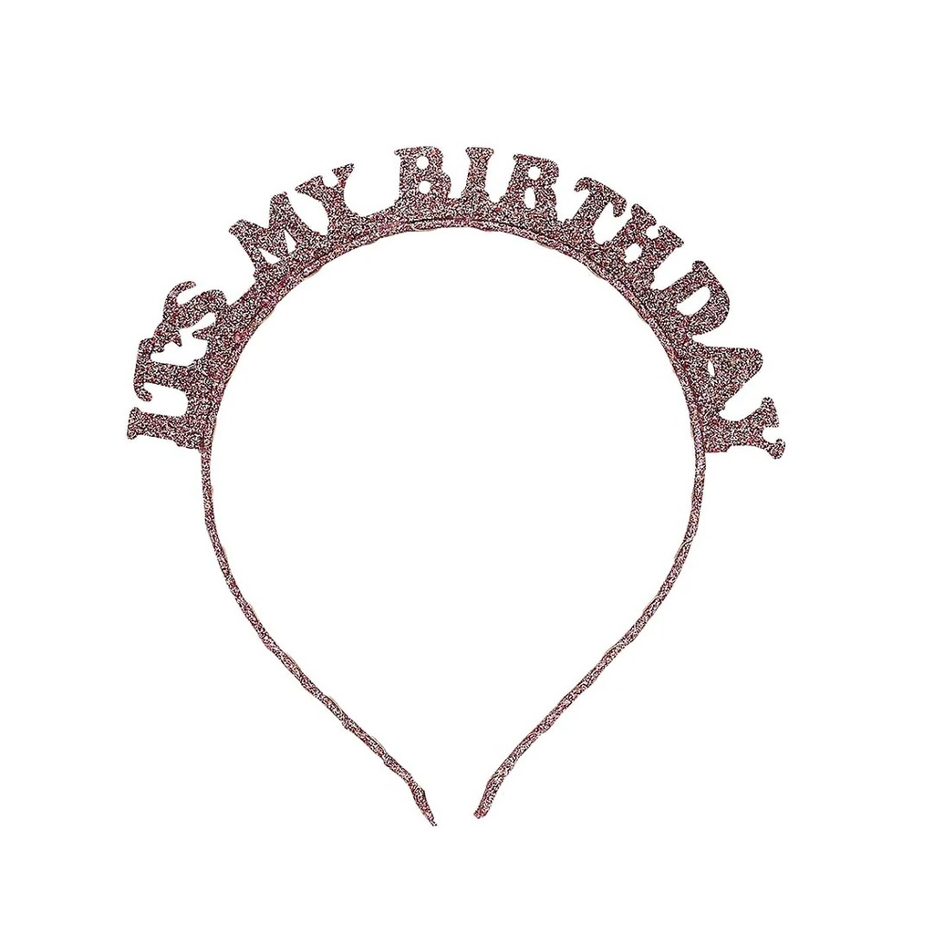 Headband rose gold birthday