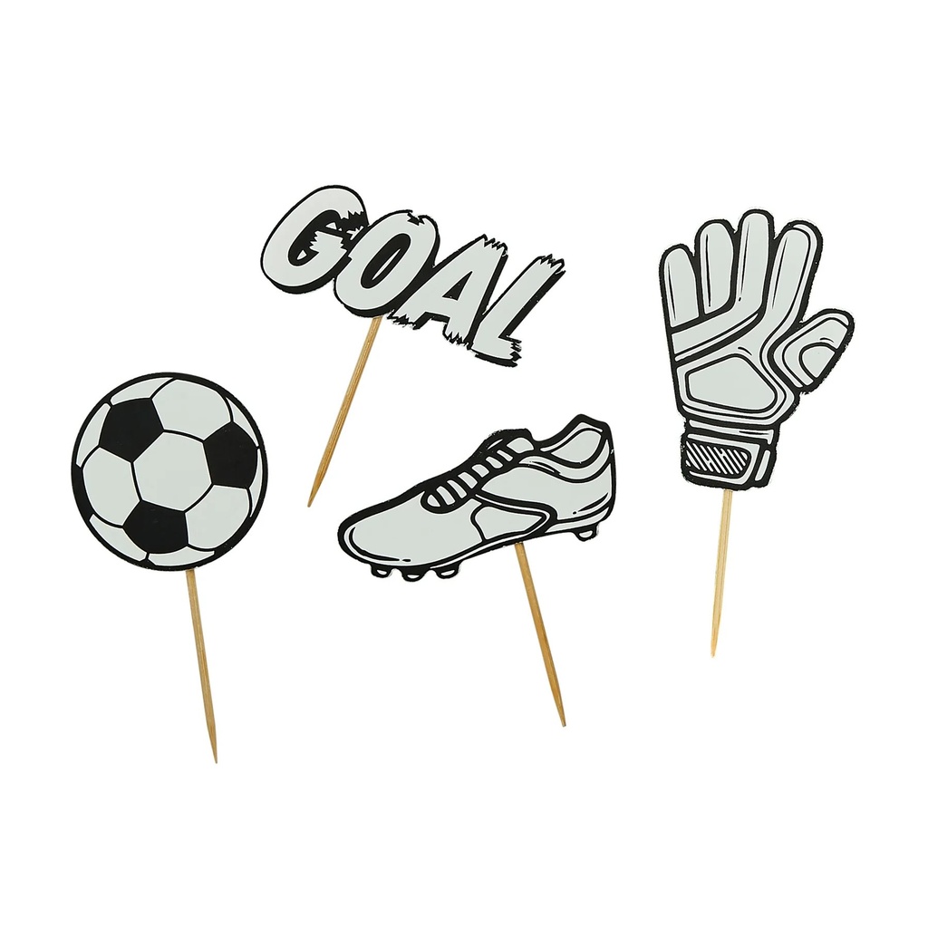 Football food picks set 12 pcs