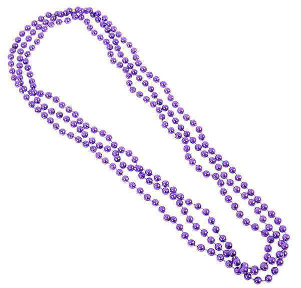 Collar Mardi Gras Morado C/12