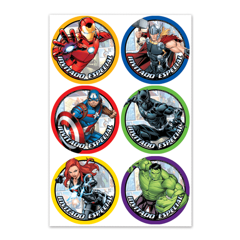 Distintivo Lic Avengers Assemble C/24