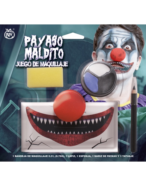 Kit De Maquillaje - Evil Clown
