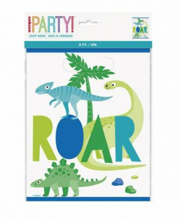 [P1.78312] Bolsa Dul Blue & Green Dinosaur C/8
