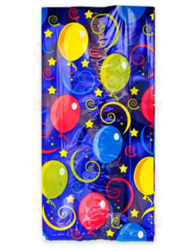 [P1.PEBC45] Bolsa Celofan Globo Metalizado C/25