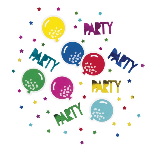 [P1.63399] Confetti Colorful Party Shapes 1.2oz