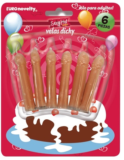 [50.5158/1] Velas Dicky C/6