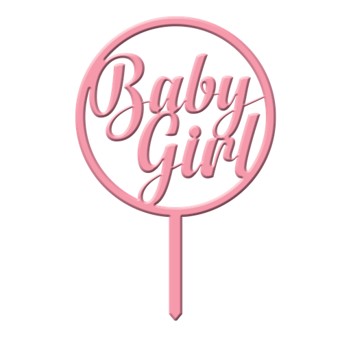 [10.8891/1 - 8891/2] Cake Topper Espejo Baby Boy or Girl