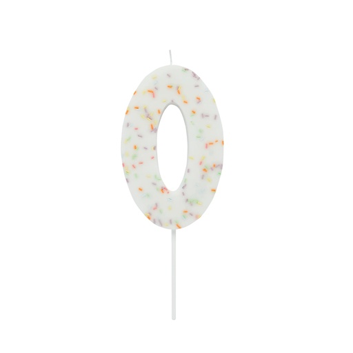 [P2.HBGP125] Candle giant pastel sprinkle no.0