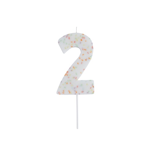 [P2.HBGP127] Candles giant pastel sprinkle no.2