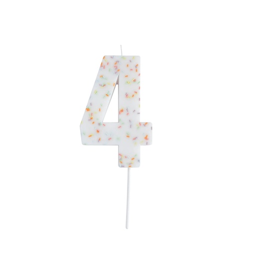 [P2.HBGP129] Candle giant pastel sprinkle no.4
