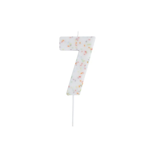 [P2.HBGP132] Candle giant pastel sprinkle no.7