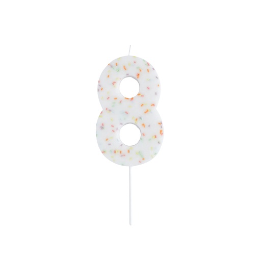 [P2.HBGP133] Candle giant pastel sprinkle no.8