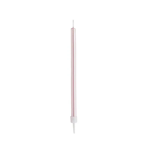 [P2.CGL216PK] Candles & holders pink skinny C/12
