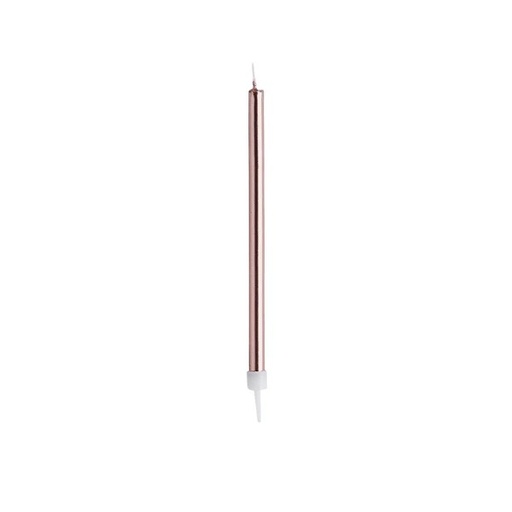 [P2.CGL216RQ] Candles & holders rose gold C/12