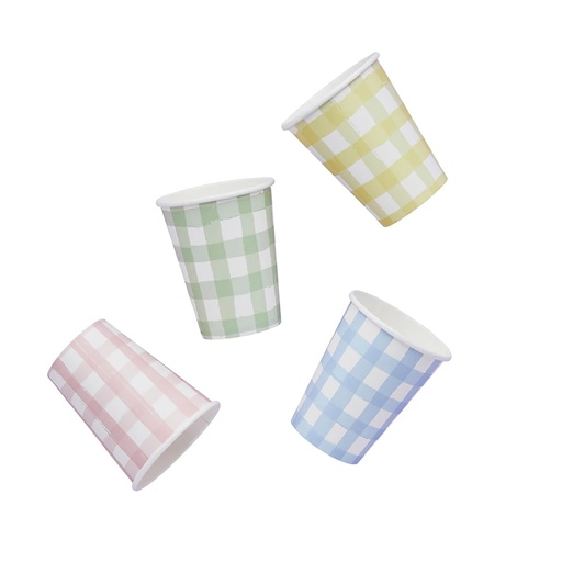 [P2.HBGH103] Cup Gingham paper C/8