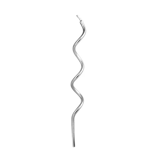 [P2.HBMM1103] Curly candles silver C/12